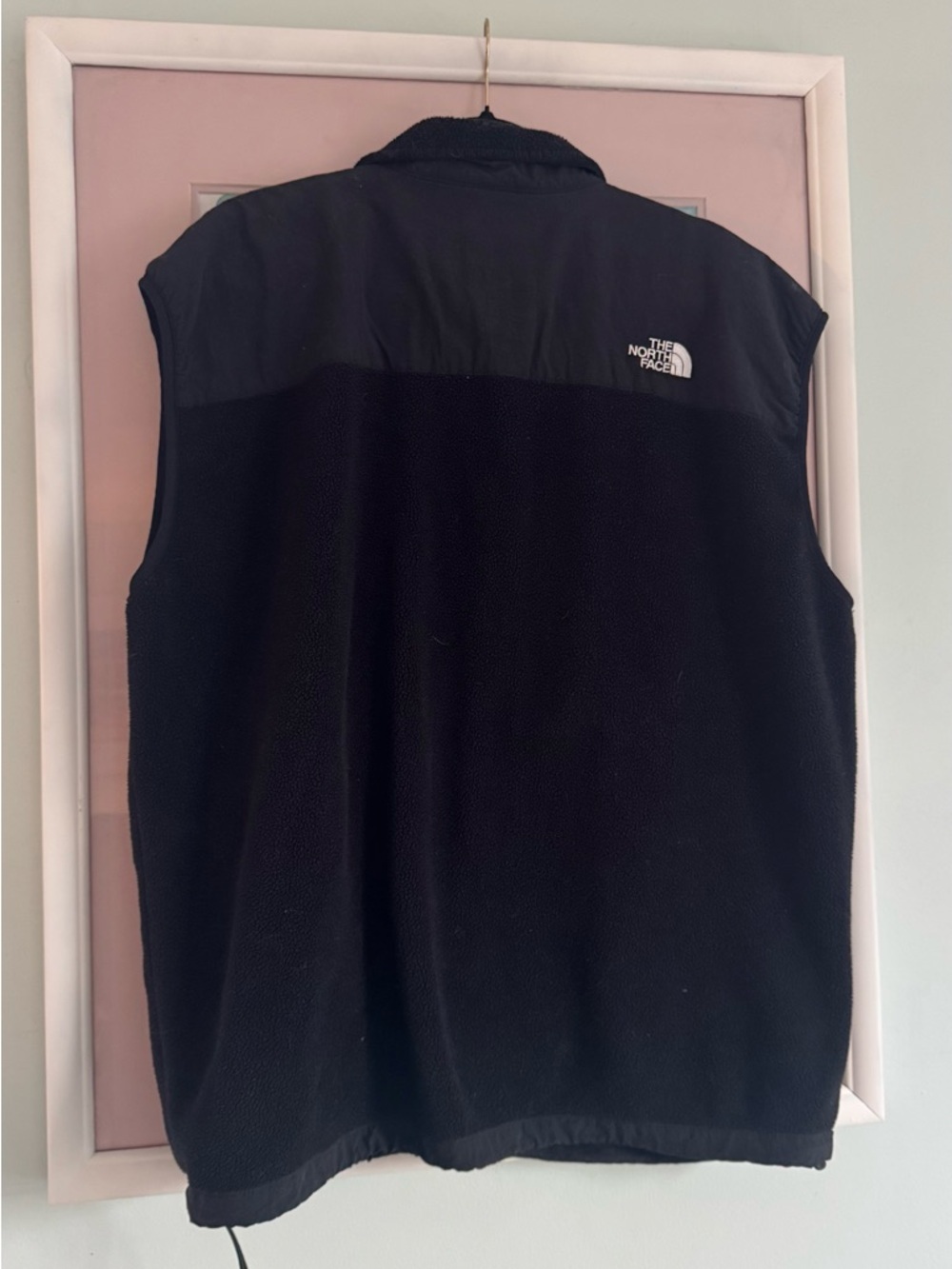 The North Face Men’s Black Fleece/Softshell Hybrid Vest - Picture 4 of 5
